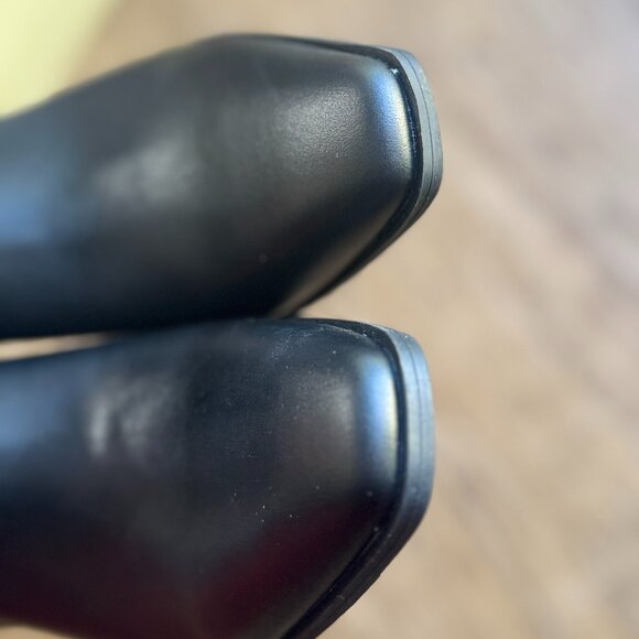 New Open Edit Edenzo-Lea Boots Women's Size 8 M Black Cowgirl Booties Pointy Toe - Picture 4 of 11